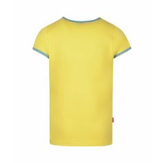 Rückansicht von Trollkids Flower Troll T-Shirt Kinder Limonade/Gletschergrün
