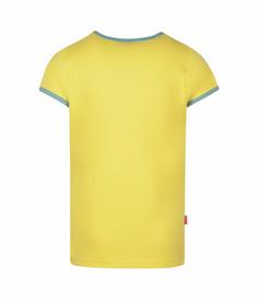 Rückansicht von Trollkids Flower Troll T-Shirt Kinder Limonade/Gletschergrün