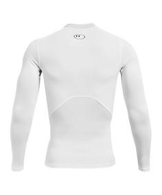 Rückansicht von Under Armour HG Sweatshirt Laufshirt Herren weiss