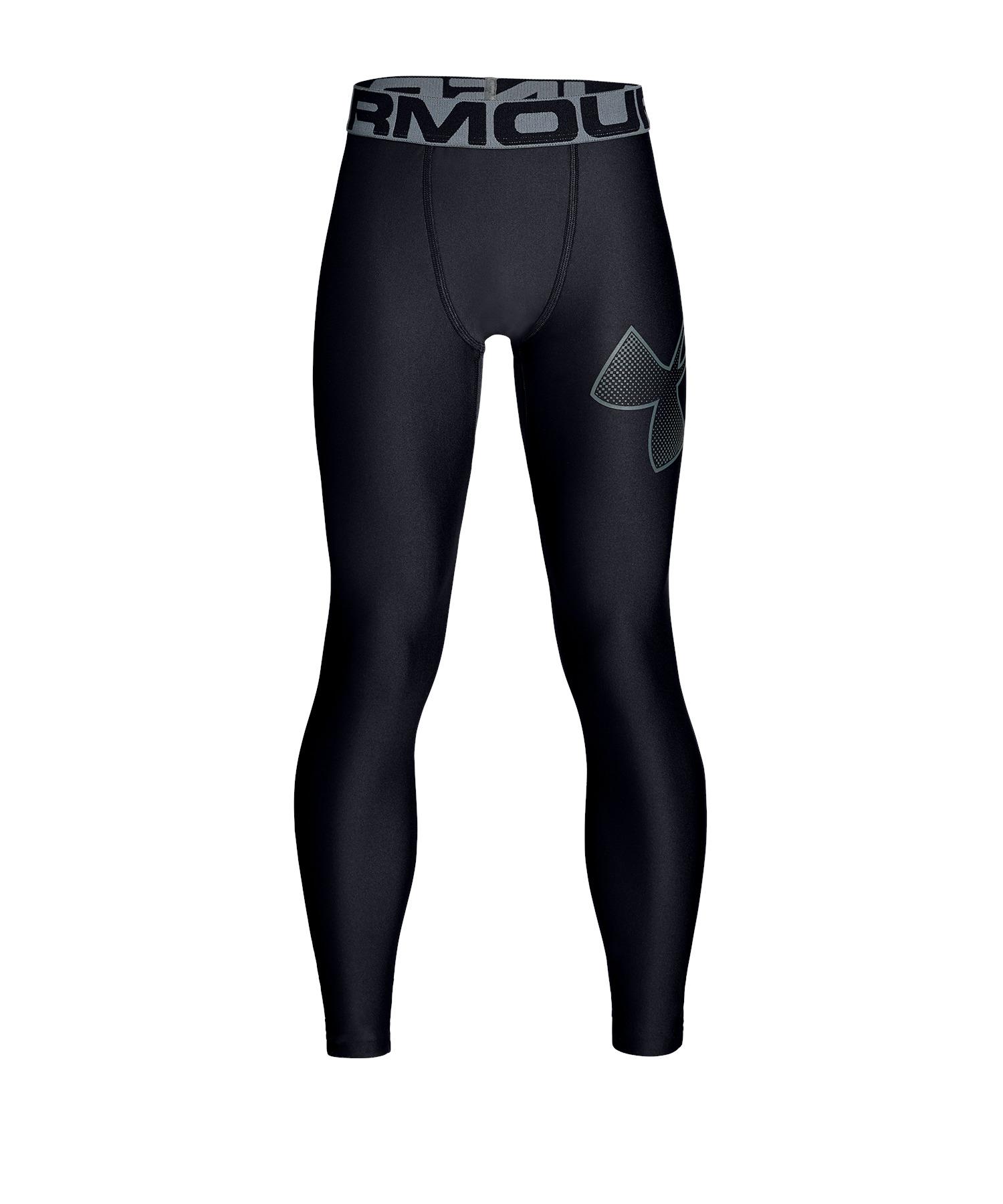 Under Armour HeatGear Leggings Kids Funktionshose Kinder Schwarz im