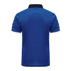 Rückansicht von hummel Authentic Functional Poloshirt Poloshirt Herren blau