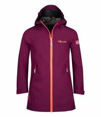 Trollkids Lillehammer Regenjacke M&auml;dchen - Maulbeere/Pfirsich