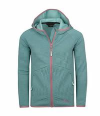 Trollkids Sogndal Fleecejacke M&auml;dchen - Gletschergr&uuml;n/Orchidee