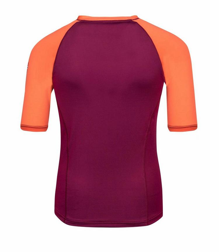 Trollkids Trollkids Kvalvika T-Shirt Kinder - Maulbeere/Pfirsich - 0 | SportScheck