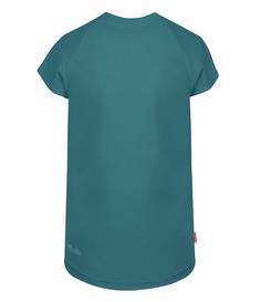 Rückansicht von Trollkids Bergen T-Shirt Kinder Teal-Grün