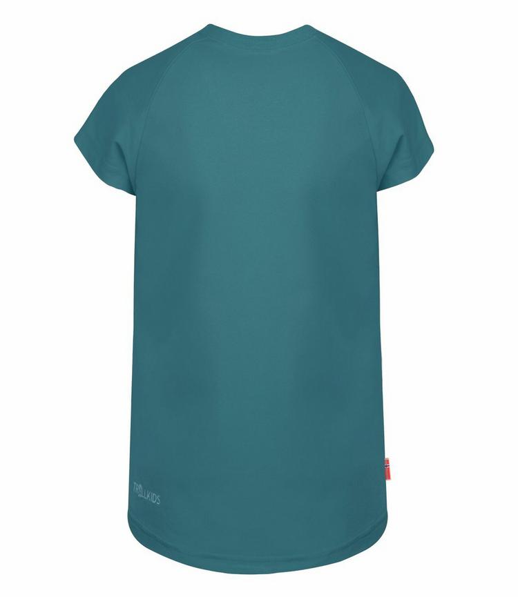 Trollkids Trollkids Bergen T-Shirt M&auml;dchen - Teal-Gr&uuml;n - 0 | SportScheck