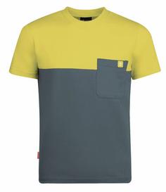 Trollkids Bergen T-Shirt Kinder Lehmgrün/Gelb