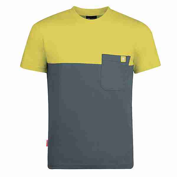 Trollkids Bergen T-Shirt Kinder Lehmgrün/Gelb