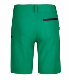 Rückansicht von Trollkids Haugesund Funktionsshorts Kinder Pfeffergrün/Marineblau