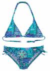 Buffalo Triangel-Bikini Bikini Set Damen - t&uuml;rkis-bedruckt