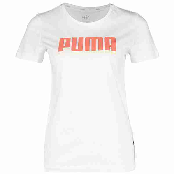 PUMA Rebel Graphic T-Shirt Damen weiß / apricot