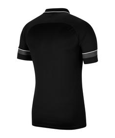 Rückansicht von Nike Academy 21 Poloshirt Poloshirt Herren schwarzweissgrau