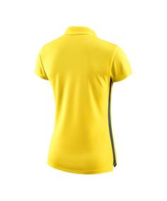 Rückansicht von Nike Academy 18 Poloshirt Damen Poloshirt Damen gelb