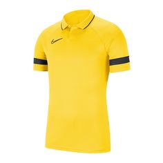 Nike Academy 21 Poloshirt Poloshirt Herren gelbschwarzgrau
