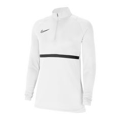 Nike Academy 21 Drill Top Damen Funktionssweatshirt Damen weissschwarz