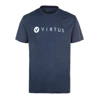 Virtus EDWARDO M S/S Logo Tee Printshirt Herren 2101 Dark Sapphire