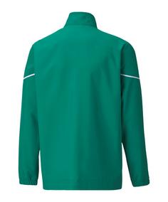 Rückansicht von PUMA teamRISE Sideline Trainingsjacke Kids Trainingsjacke Kinder gruenweiss