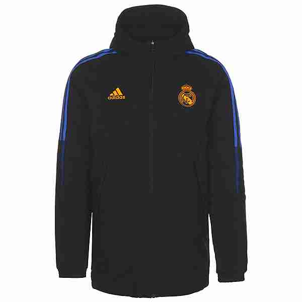 adidas Real Madrid Trainingsjacke Herren schwarz / blau