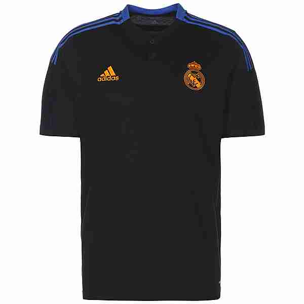 adidas Real Madrid Poloshirt Herren schwarz / blau