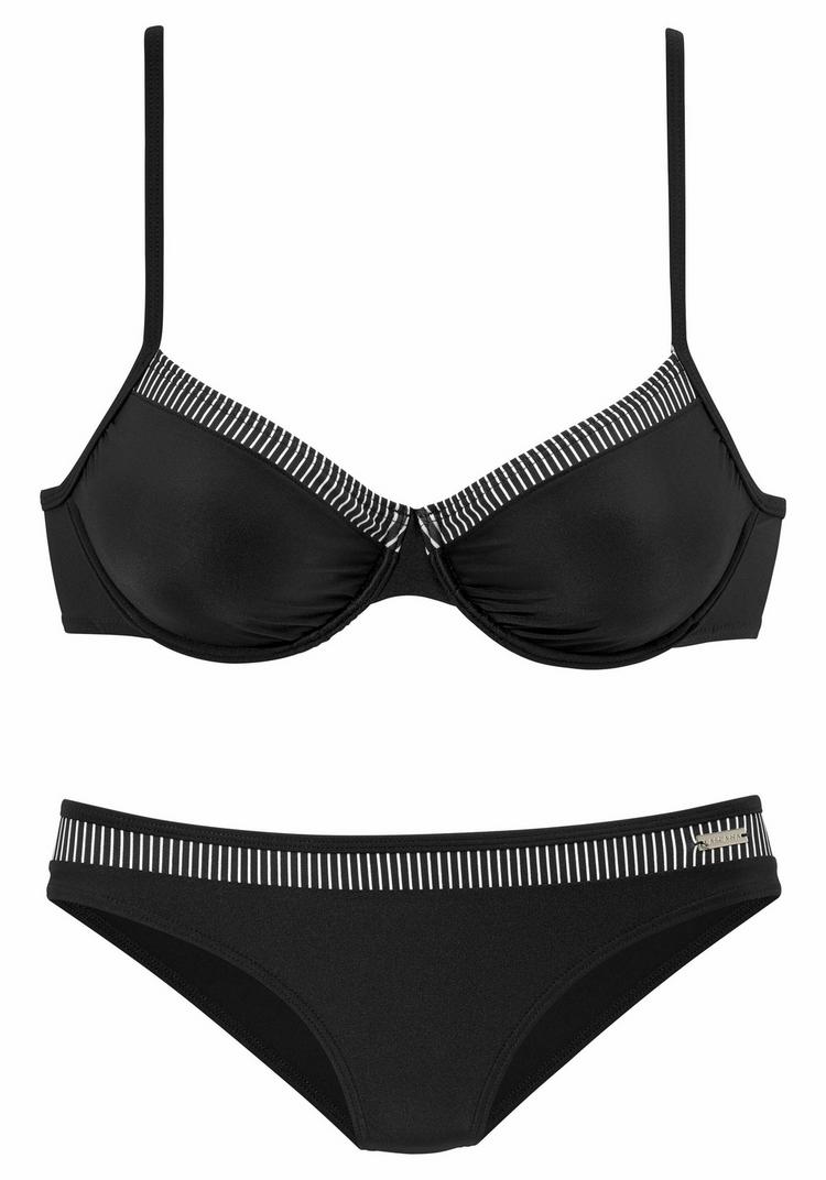 Lascana Lascana B&uuml;gel-Bikini Bikini Set Damen - schwarz - 1 | SportScheck