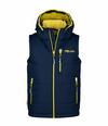 Trollkids Narvik XT Outdoorweste Kinder - Marineblau/Dunkelgelb