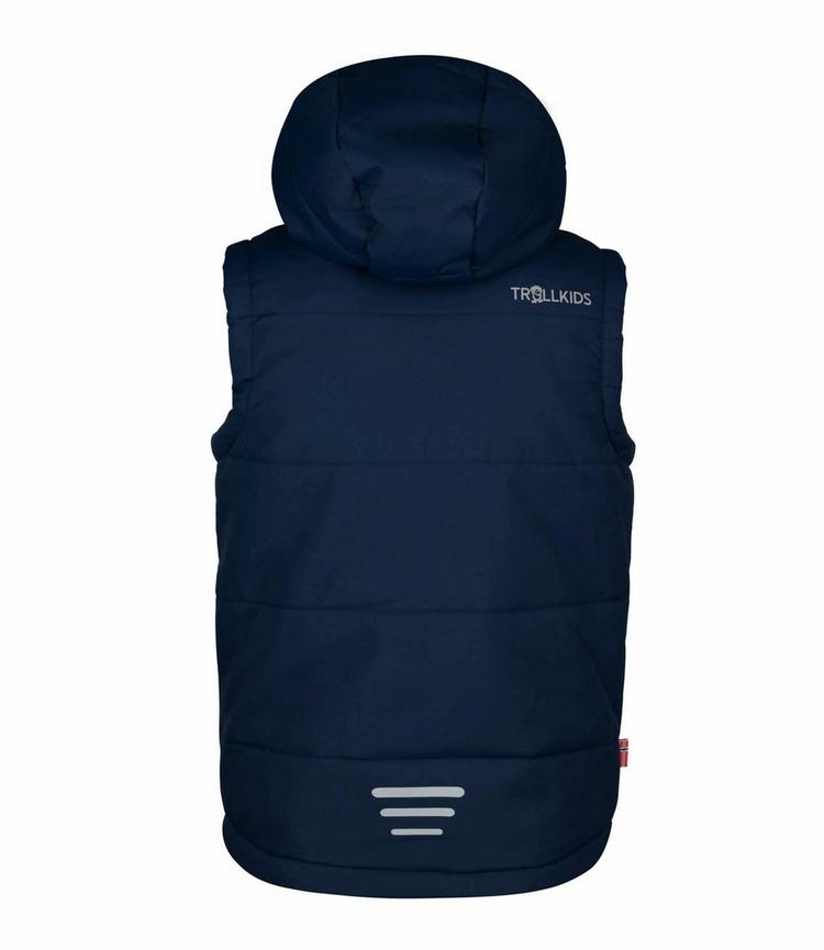Trollkids Trollkids Narvik XT Outdoorweste Kinder - Marineblau/Dunkelgelb - 0 | SportScheck