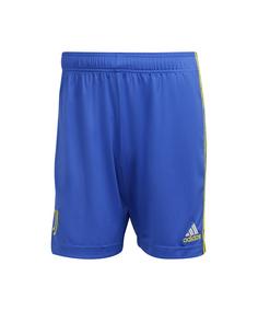 adidas Juventus Turin Short Home 2021/2022 Fußballshorts blau