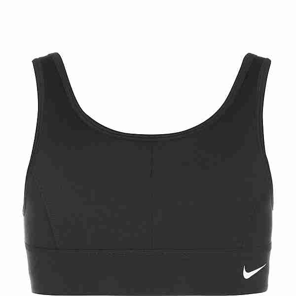 Nike Dri-FIT Swoosh Luxe BH Kinder schwarz / weiß