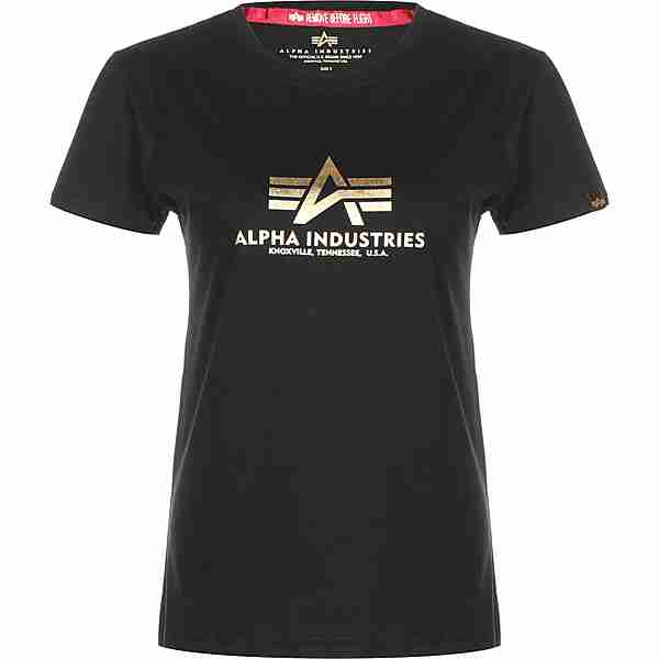Alpha Industries New Basic T-Shirt Damen schwarz