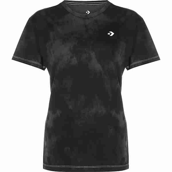 CONVERSE Wash Effect Relaxed T-Shirt Damen schwarz