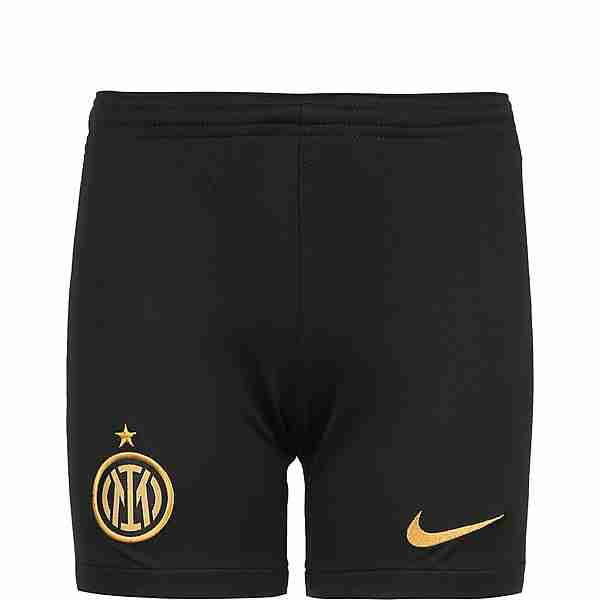 Nike Inter Mailand 21/22 Heim/Auswärts Fußballshorts Kinder schwarz / gold