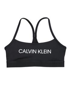Calvin Klein Performance Low Support Sport-BH Sport-BH Damen schwarzsilber