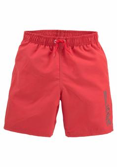 S.OLIVER Badeshorts Badeshorts Herren rot