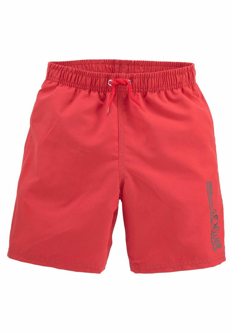 S.OLIVER S.OLIVER Badeshorts Badehose Herren - rot - 0 | SportScheck