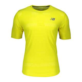 NEW BALANCE Q Speed Jacquard T-Shirt Running Laufshirt Herren gelb