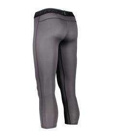 Rückansicht von Nike Pro Dri-Fit 3/4 Underwear Tight 3/4-Lauftights Herren grauschwarz