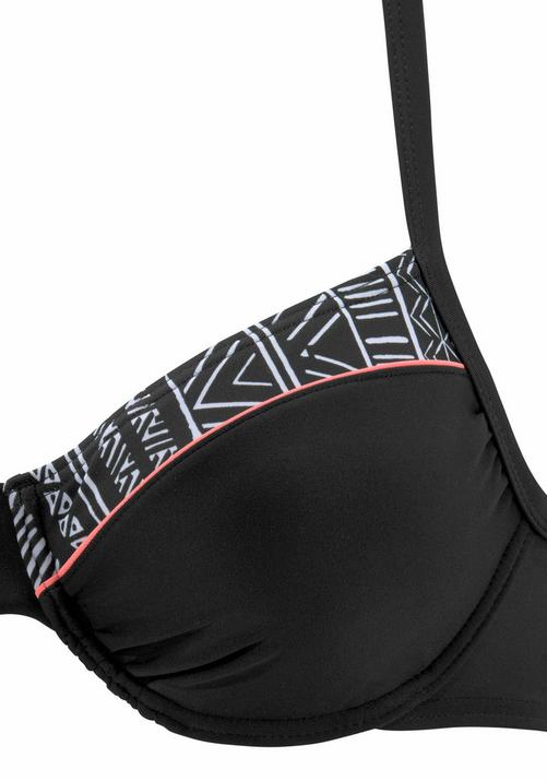 Rückansicht von KangaROOS Bügel-Bikini Bikini Set Damen schwarz