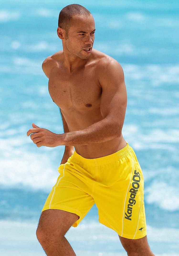 KangaROOS KangaROOS Badeshorts Badehose Herren - gelb - 0 | SportScheck