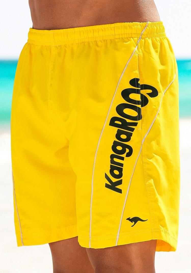 KangaROOS KangaROOS Badeshorts Badehose Herren - gelb - 0 | SportScheck