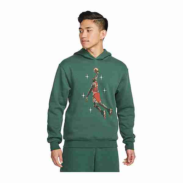 Nike Essential Graphic Fleece Hoody Sweatshirt Herren gruen