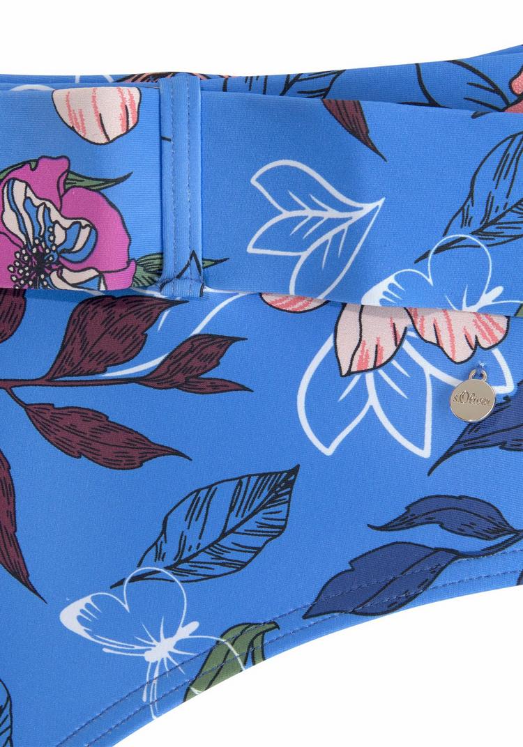 S.OLIVER S.OLIVER Highwaist-Bikini-Hose Bikini Hose Damen - blau - 0 | SportScheck