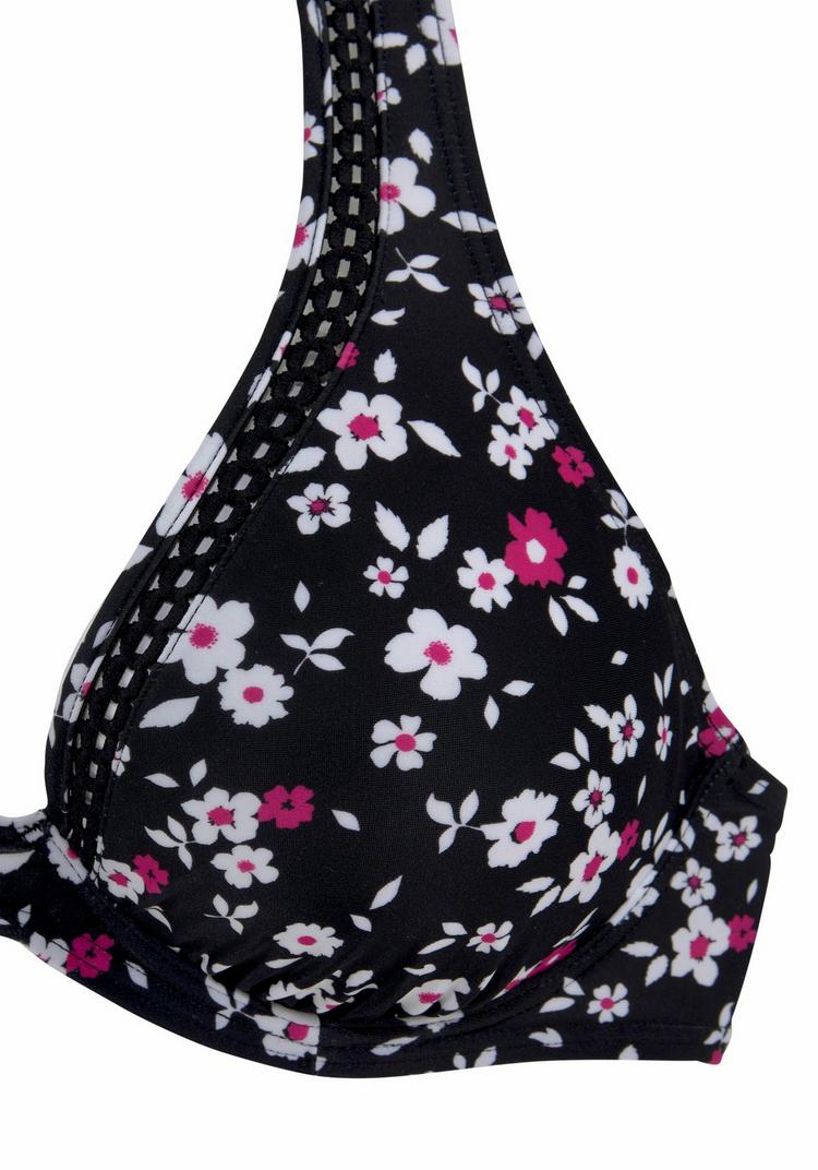 Lascana Lascana B&uuml;gel-Bikini Bikini Set Damen - schwarz-bedruckt - 0 | SportScheck