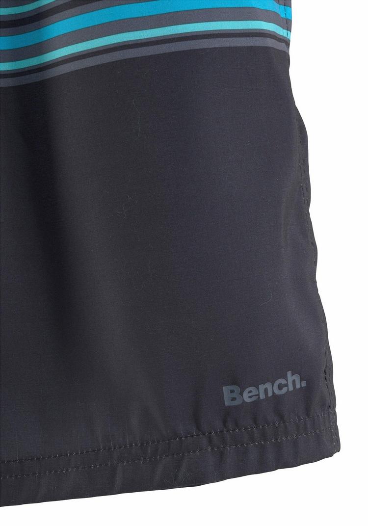 Bench Bench Badeshorts Badehose Herren - schwarz-rot - 1 | SportScheck