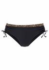 Lascana Bikini-Hose Bikini Hose Damen - schwarz-leo
