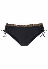 Lascana Bikini-Hose Bikini Hose Damen - schwarz-leo