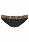Lascana Bikini-Hose Bikini Hose Damen - schwarz-leo