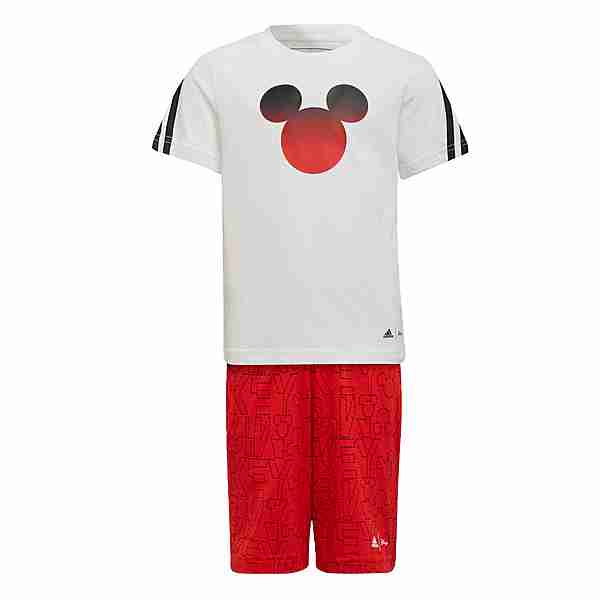 adidas adidas x Disney Mickey Mouse Sommer-Set Trainingsjacke Kinder White / Vivid Red
