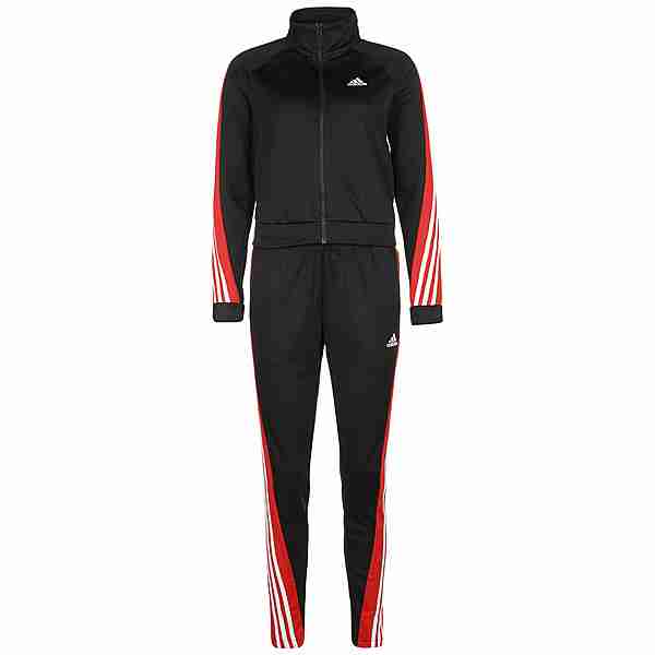 adidas Teamsport Overall Damen schwarz / rot