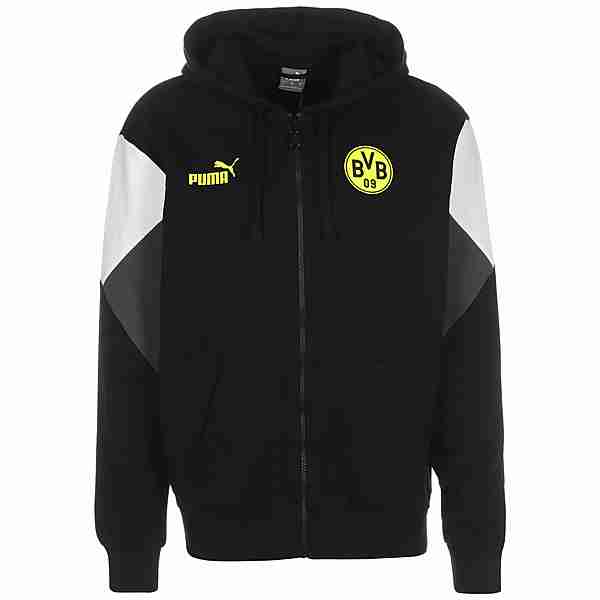 PUMA Borussia Dortmund FtblCulture Sweatjacke Herren schwarz / gelb