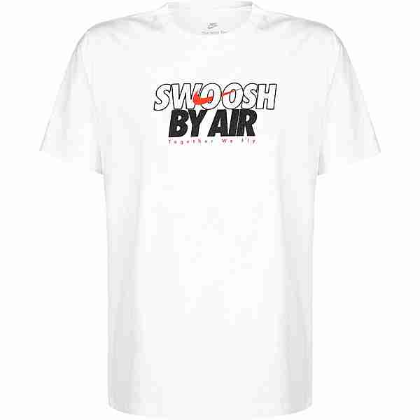 Nike Sportswear Swoosh by Air T-Shirt Herren weiß